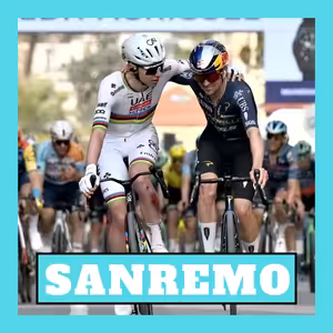 Historický souboj TADEJ POGAČAR v. TOM PIDCOCK na MILÁN-SANREMO