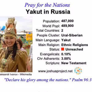 modlitby za NZES - Yakut v Rusku