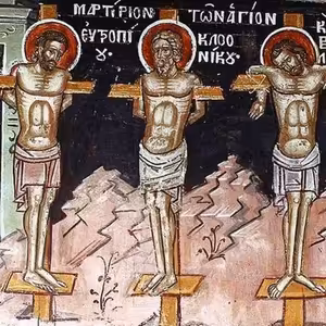 3.3.2021 Svätí mučeníci Eutropios a jeho spoločníci Kleonik a Bazilisk