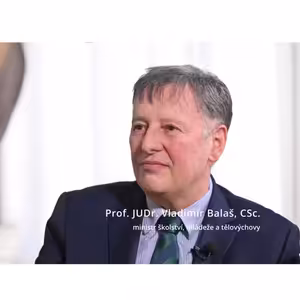 #13 – S Komenským u mikrofonu: Rozhovor s ministrem MŠMT V. Balašem