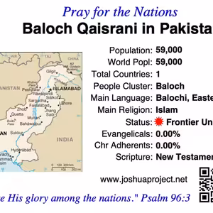 modlitby za NZES - Baluchi Qaisrani v Pakistane
