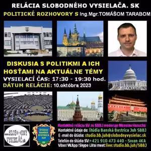Politické rozhovory 178 - 2023-10-10 Juraj Moravčík, Tomáš Taraba a ich hostia
