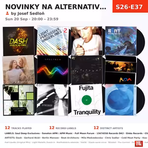 Novinky na alternativní scéně (S26E37) — Sun 20th Sep | 20h - 0h