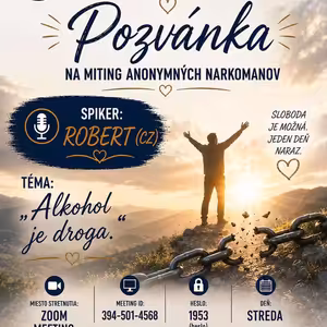 Alkohol je droga (Streda spíker) - Robert (CZ) - 19. 8. 2026