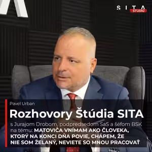 Juraj Droba o Richardovi Sulíkovi, SaS, ale aj budúcnosti Slovenska | Štúdio SITA
