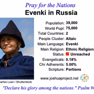modlitby za NZES - Ewenki v Rusku