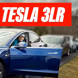 Modrá Tesla 3 LR - Ehanced autopilot 4x4, 2019
