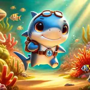 Žralok Fridolín a kouzelná perla