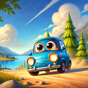 Dobrodružství malého autíčka Čendy - Pohádka