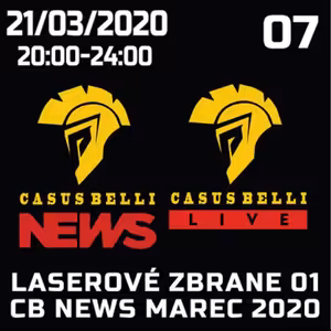 Casus belli news 07 - 2020-03-21 Laserové zbrane 01 a Aktuálne udalosti zo sveta a konfliktov