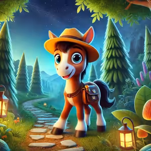 Hříbátko Lojzík a tajemný les - Kouzelná pohádka pro děti o odvaze a přátelství