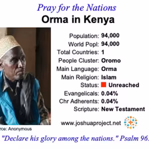 modlitby za NZES - Orma v Keni