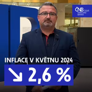 Květnová meziroční inflace zpomalila na 2,6 %