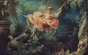 Hojdačka od Jean-Honoré Fragonarda | Diela a umelci podnecujúci našu fantáziu #1