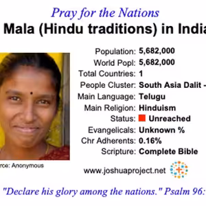 modlitby za NZES - Mala v Indii