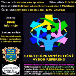 Prípravný petičný výbor referend 95 - 2024-06-22 Základné právo byť off-line