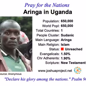 modlitby za NZES - Aringa v Ugande