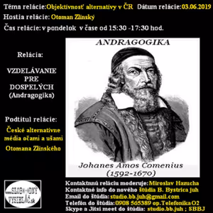 Vzdelávanie pre dospelých 147 - 2019-06-03 Objektívnosť alternatívy v ČR...