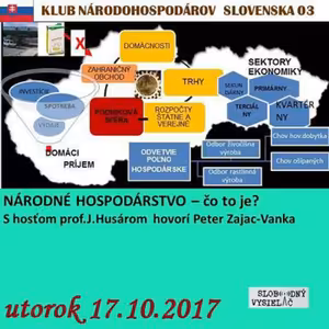 Klub národohospodárov Slovenska 03 - 2017-10-17 Národné hospodárstvo – čo to je?
