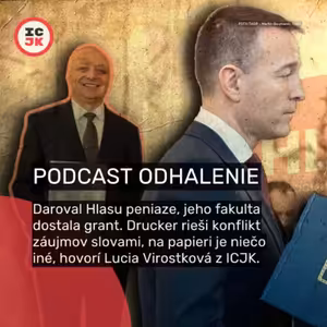 Daroval Hlasu, fakulta dostala grant. Drucker rieši konflikt záujmov slovami, no papier nepustí