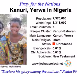 modlitby za NZES - Kanuri Yerwa v Nigérii