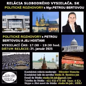 Politické rozhovory 226 - 2025-01-21 Mgr. Petra Bertová a jej hosť