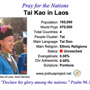 modlitby za NZES - Tai Kao v Laose