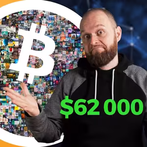 Bitcoin posunul ATH na $62 000 | NFT prodáno za $69M | Těžaři ETH ustupují - CEx 15/03/2021