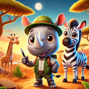 Nosorožec, který hledal radost - Pohádka na dobrou noc