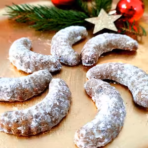 Vanilkové rohlíčky, které se rozplynou na jazyku, ale nikdy se nezlomí