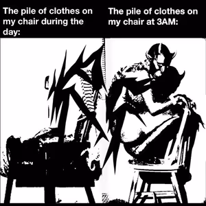 EPIZODA #8: Does the monster made of a pile of your clothes stare at you at night?