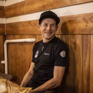 Ultracyklista Daniel Polman