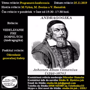 Vzdelávanie pre dospelých 172 - 2019-11-25 Programová konferencia v Devíne