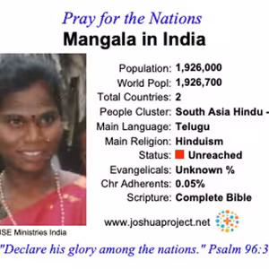 modlitby za NZES - Mangala v Indii