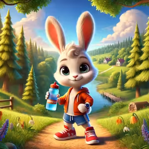 Zajíc Fanda a rychlé tenisky 🐇✨ - Pohádka o přátelství a odvaze | Pohádka pro děti na dobrou noc