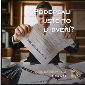 90: Podepsali jste to u dveří?