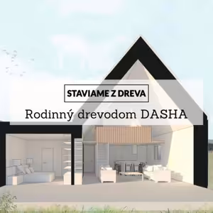Ste milovníkmi loftov? V tom prípade je rodinný drevodom DASHA pre vás tou správnou voľbou