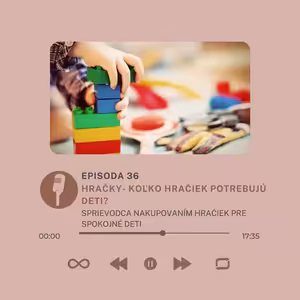 Epizóda #36 - Hračky- koľko hračiek potrebujú deti? Sprievodca nakupovaním hračiek pre spokojné deti