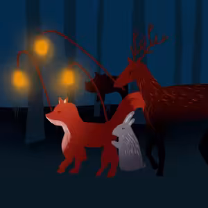 O lišce Rozárce a lampionovém průvodu + relaxace plamínek pohody