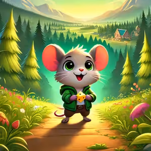 Myšák Max a kouzelný sýr - Pohádka pro děti