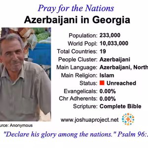 modlitby za NZES - Azeri v Gruzínsku