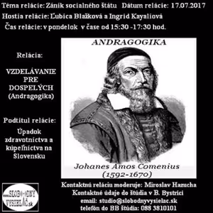 Vzdelávanie pre dospelých 56 - 2017-07-17 Úpadok zdravotníctva a kúpeľníctva...