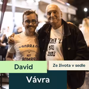 73. David Vávra: peloton „Alles Gute“, Ještěd ze sedla a město v kadenci