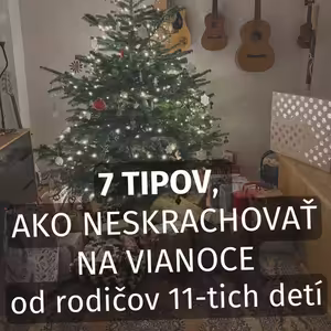7 tipov, ako sa nezblázniť na Vianoce (od rodičov 11 detí)
