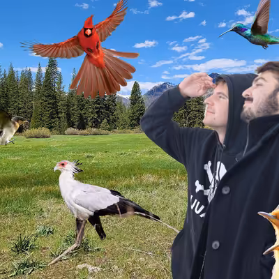 Kde hnízdí krásný pták