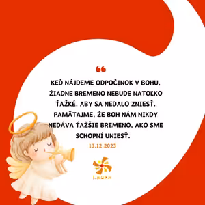 13.12. Ľahkosť bremena?