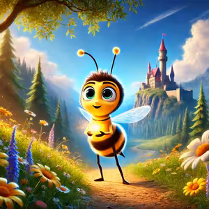 O statečné včelce Zuzance - Pohádka pro malé děti