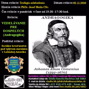 Vzdelávanie pre dospelých 221 - 2020-11-02 Teológia oslobodenia...