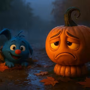 Halloweenská rozprávka 🎃 Tekvica, čo rozosmiala tmu
