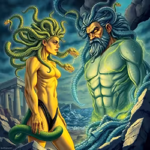 MEDUSA Y POSEIDÓN UNA HISTORIA DE AMOR